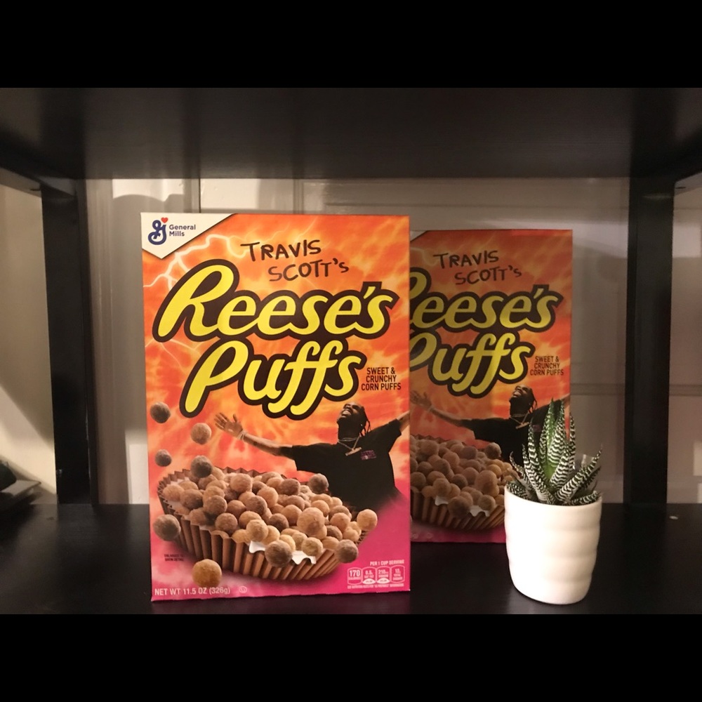 Two Pack Travis Scott Reese’s Puffs Cereal